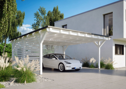 Carport mit Solardach